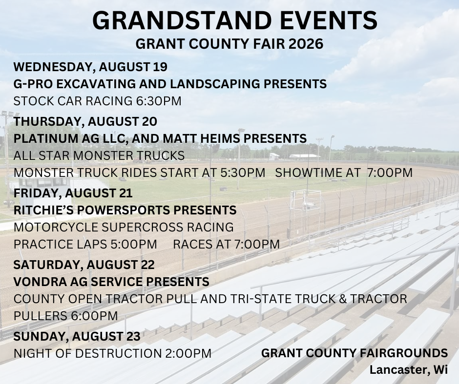Grandstand events for FB post